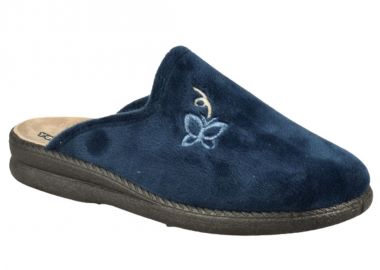 Παντόφλες γυναικείες | Υφασμάτινες | Υφαντίδης | 524624 | Μπλε - Υφαντίδης - 